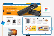 ecommerce Landing Template Design, a Templates & Theme by Neha Guleria (Thumbnail 1 of 3)