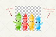 Kawaii Watercolor Back to School, an Education Illustration by Blumensdiary (Thumbnail 3 of 7)