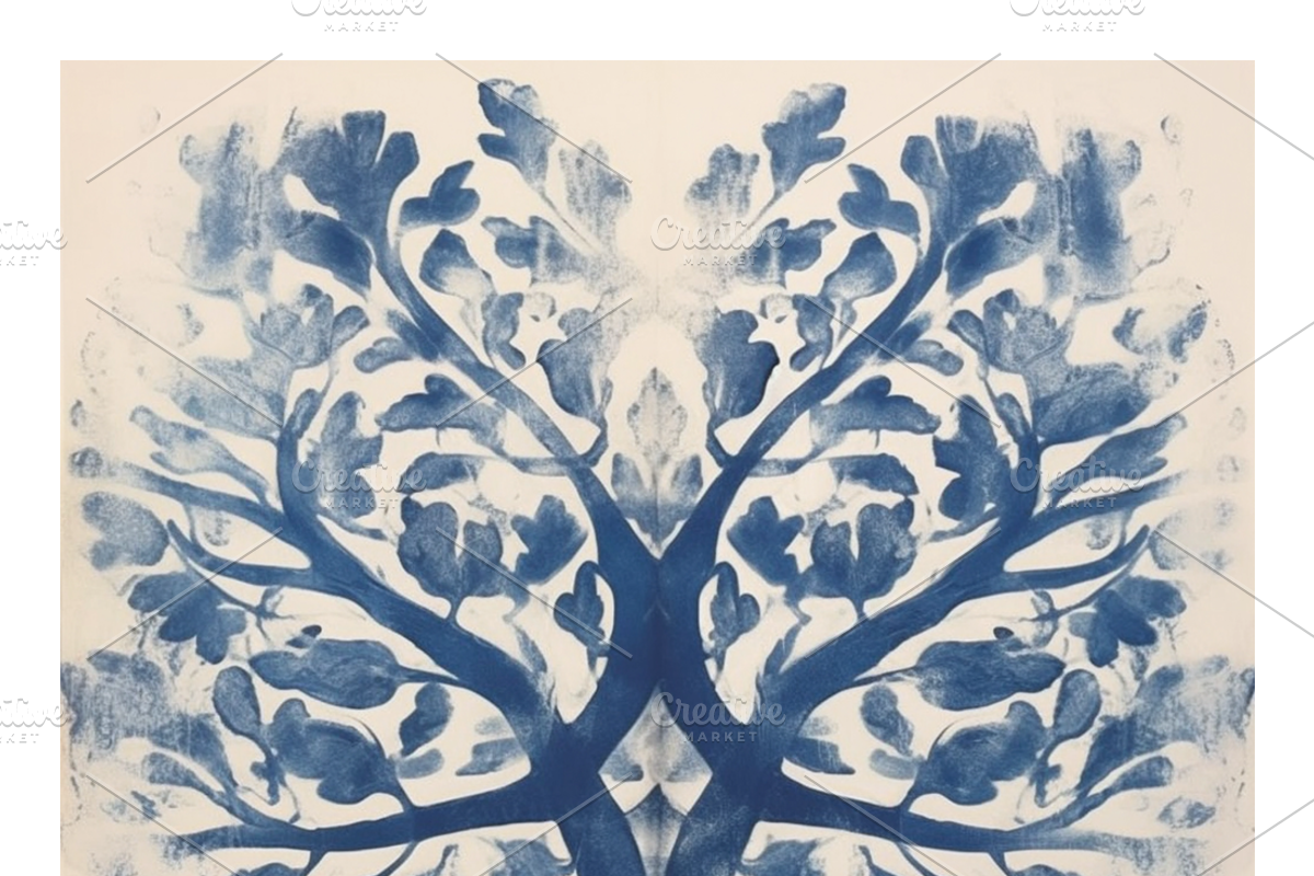Cybo Collection · Cyanotype Botanics, a Texture Illustration by milatovar (Photo 13 of 19)