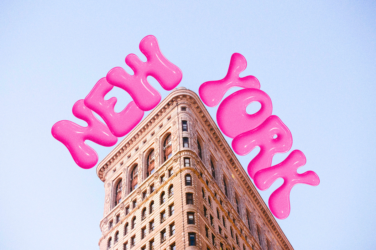 Bubble Gum | Pink 3D SVG Color Font, a Serif Font by The Creative Bix (Photo 3 of 14)