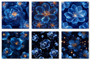 Luminous Floral Seamless Patterns, a Texture Illustration by Dream Creation (Thumbnail 2 of 6)