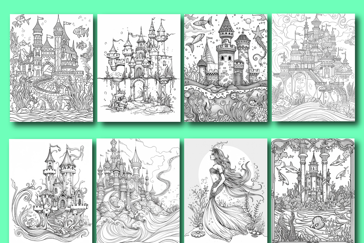 Vintage Fairytale Coloring Pages 3, a Person Illustration by Design Zone (Photo 2 of 6)