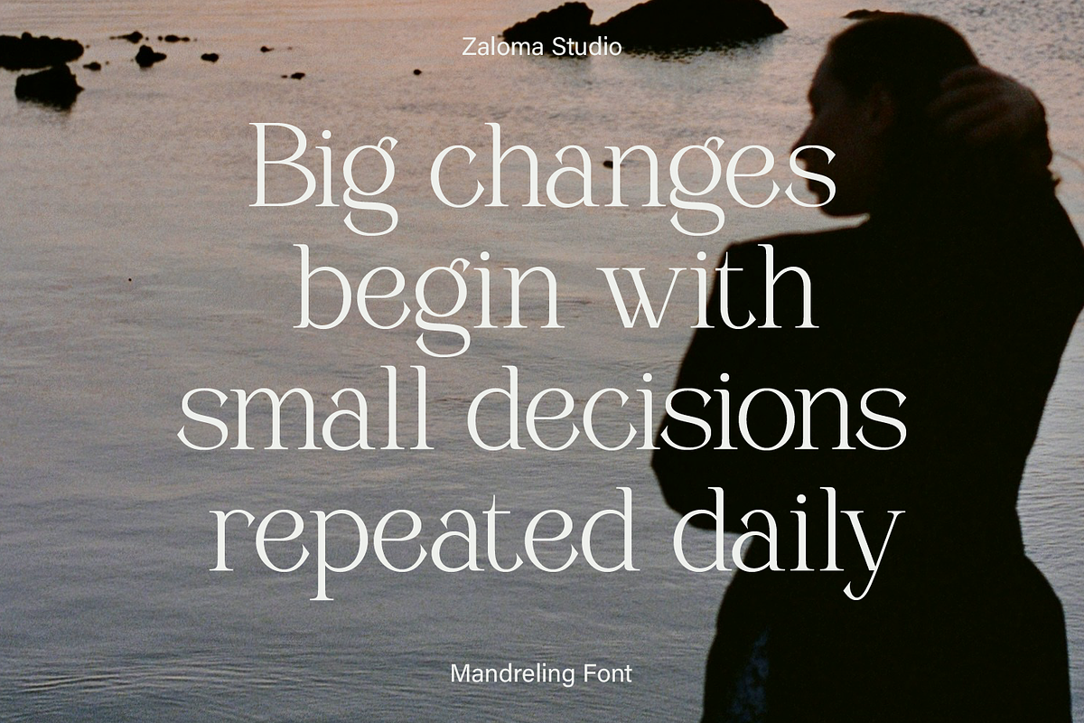 Mandreling, a Serif Font by Zaloma Studio (Photo 8 of 15)