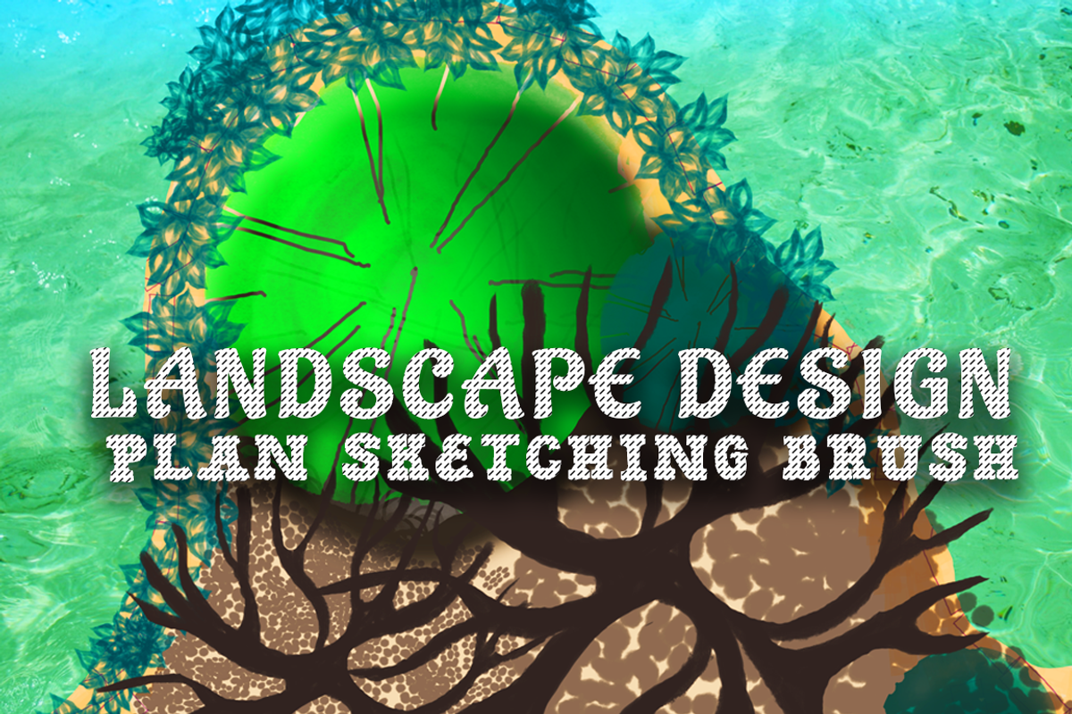 Landscape sketch design plan  brush, a Brushes & More by Meisanmui (Photo 1 of 4)