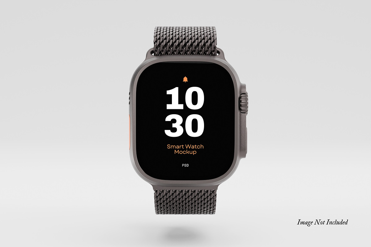 Apple Watch Ultra Mockup v1, a Wearable Device Mockup by DSNA Mockup (Photo 2 of 6)