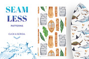 Hawaii - watercolor design bundle, an Illustration by Beauty Drops (Thumbnail 5 of 8)
