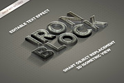 10 3D Isometric Text Effect, a Layer Style Add-On by Anomali Creatype (Thumbnail 1 of 12)