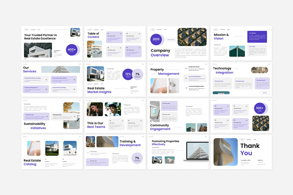 Real Estate Company Presentation, a Presentation Template by Eklip Studio (Photo 6 of 6)