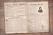 Old Newspaper Vintage Journal Paper, an Illustration by Secret Helper (Thumbnail 4 of 6)