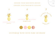 Luxury Pineapple Gold Logo, a Branding & Logo Template by Nordic.Arg (Thumbnail 2 of 6)