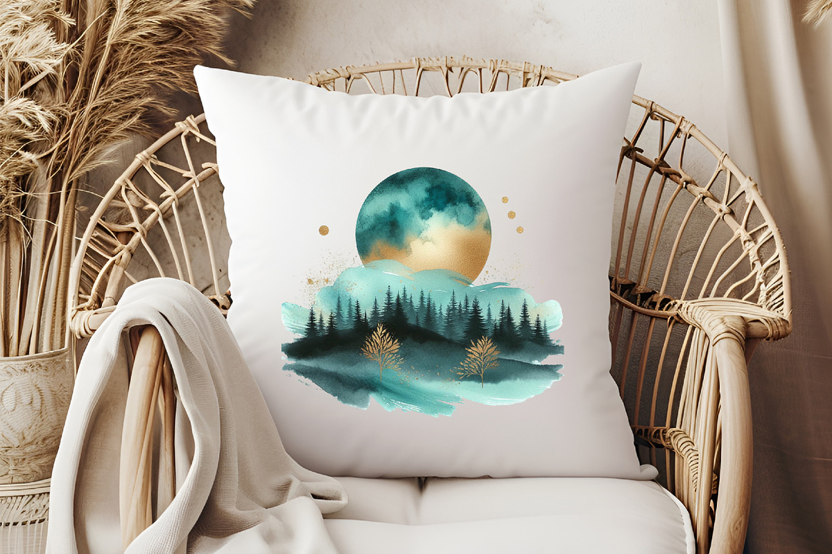 Mystical Moon Sublimation Clipart Bu, an Illustration by Libby Wishes (Photo 6 of 10)