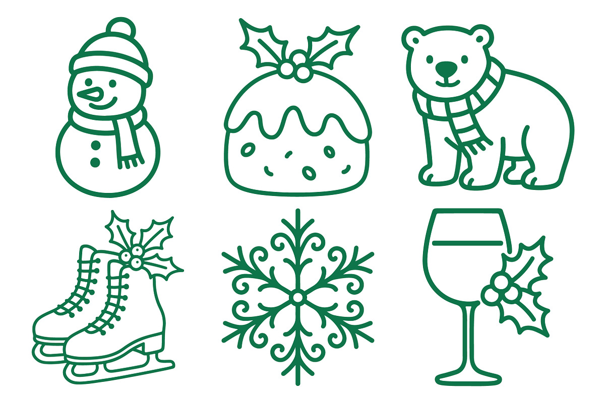 Hand Drawn Christmas PNG Clipart, an Illustration by Daily.Designs (Photo 4 of 8)