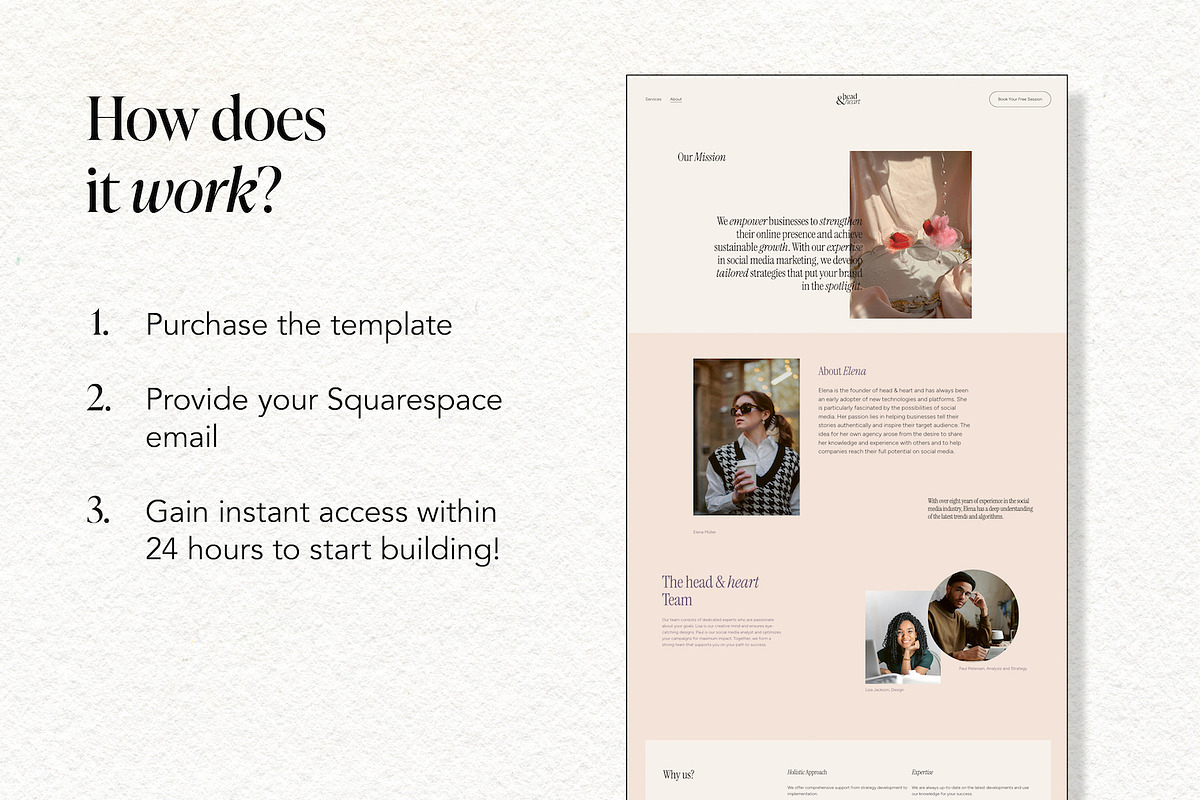 Squarespace Template Coach, a Squarespace Template by shapeshifter's friend (Photo 3 of 10)