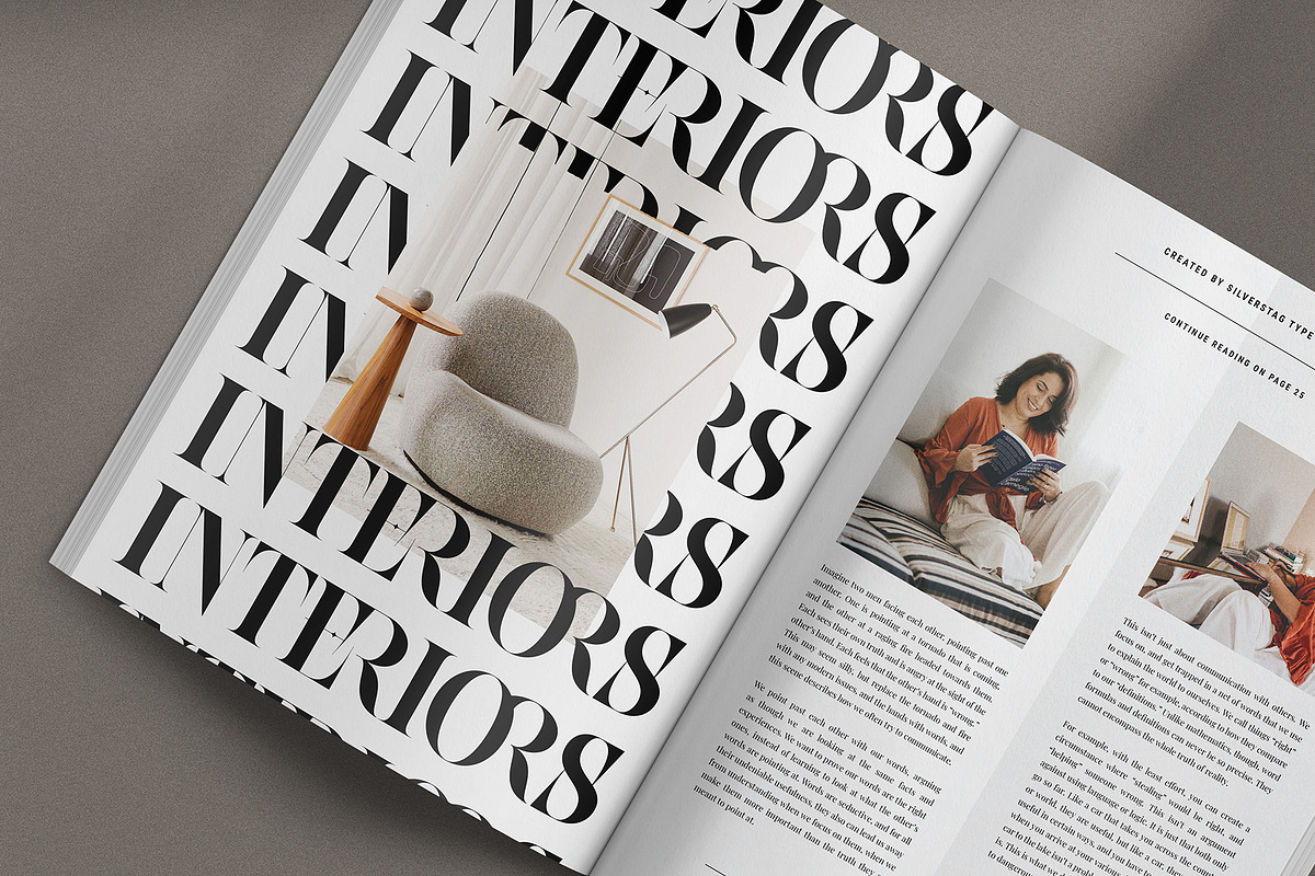 Raving Display Editorial Serif Font, a Serif Font by SilverStag Type Foundry (Photo 12 of 30)