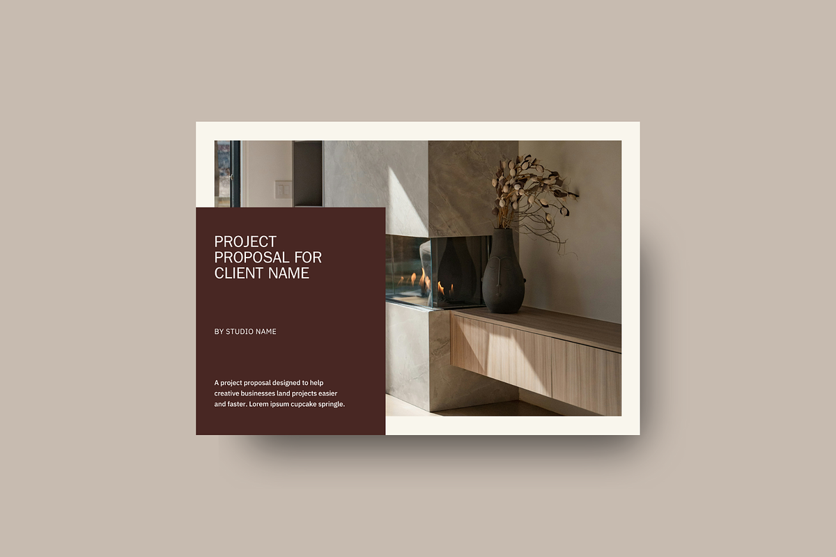Modern Project Proposal Template, a Presentation Template by Brand & Bloom (Photo 3 of 15)