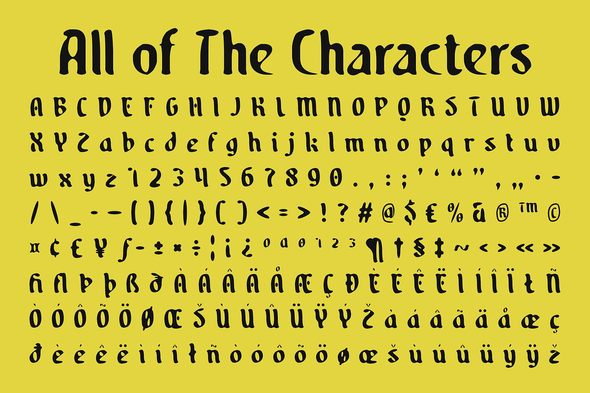 CS Snapper Drawn, a Blackletter Font by Craft Supply Co. (Photo 8 of 8)