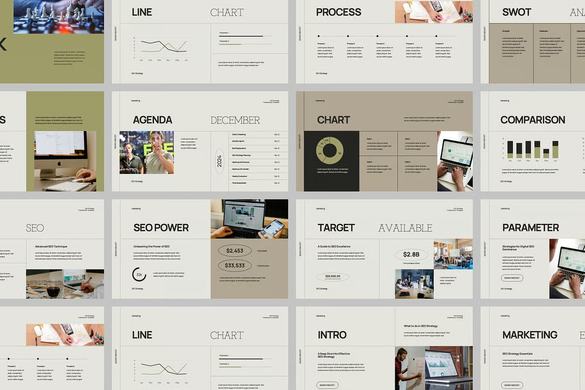 SEO Strategy Deck Powerpoint preview 2