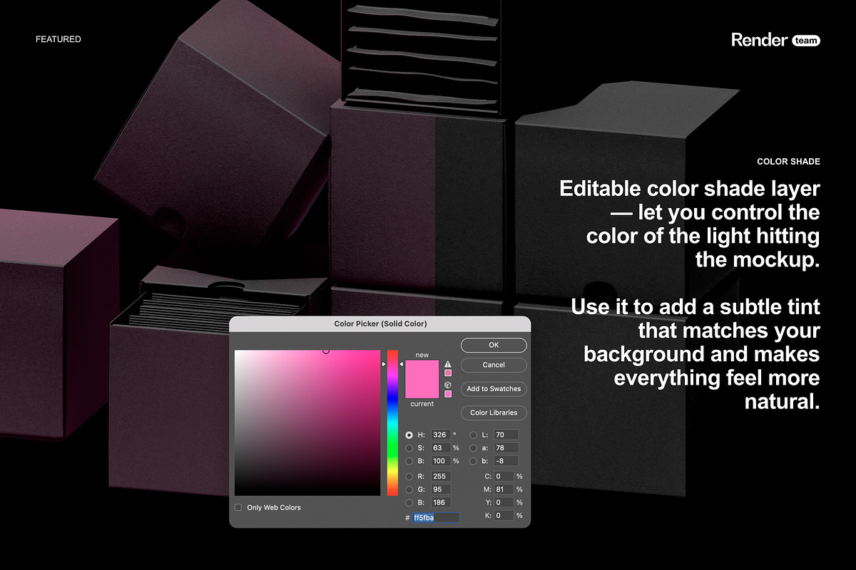 Paper Box and Sachet Mockup Set, a Packaging Mockup by Renderteam (Photo 5 of 13)