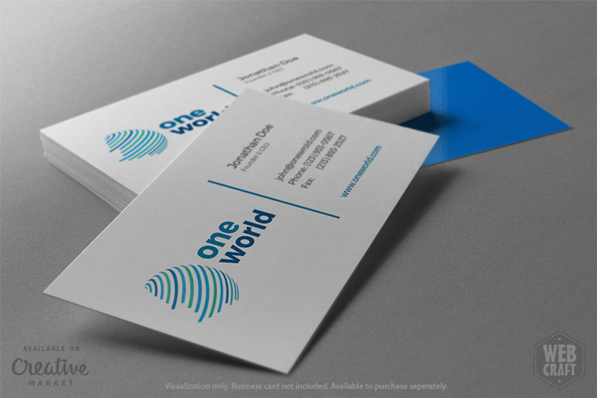 One World Logo Template, a Branding & Logo Template by WebCraft