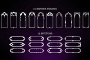 Fantasy Gothic Elements Set, an Illustration by Olga Ryzychenko (Thumbnail 7 of 10)