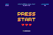 PressStart Pixel Game Font, a Sans Serif Font by alpercakici (Thumbnail 1 of 13)