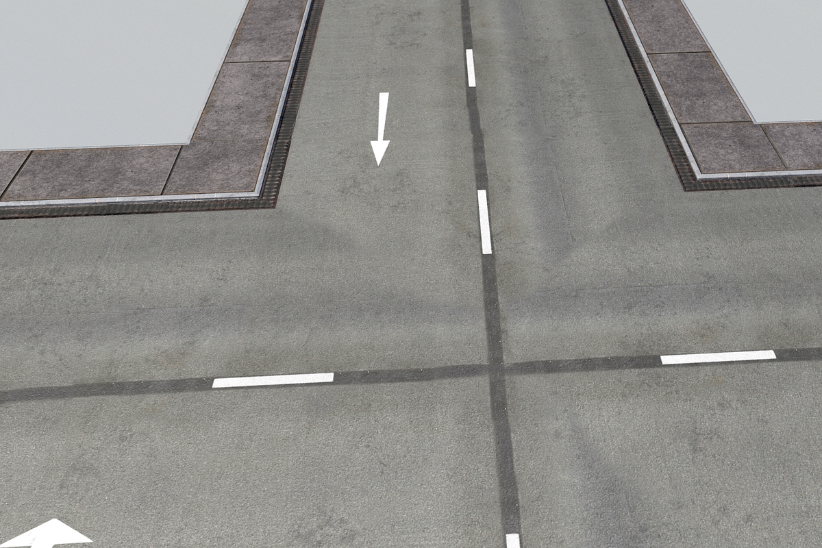 Road Modules PBR Pack, an Architecture 3D Model by Daniel Mikulik (Photo 19 of 24)