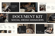 Social Media Managers Document Kit, a Marketing Template by Meraki Templates (Thumbnail 1 of 9)