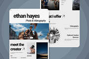 Ethan Hayes - Creative Portfolio UI, a Landing Page Template by productype1 (Thumbnail 4 of 5)