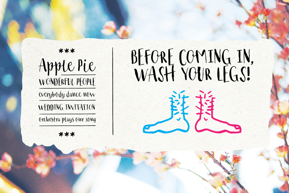 Crazymond font family preview 3