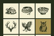 Native American Art Icon Set, a Person Illustration by Creative Stall (Thumbnail 9 of 9)