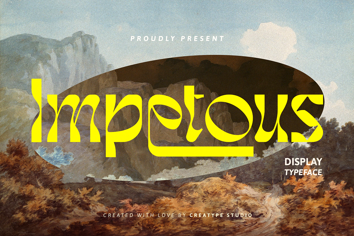 Impetous Display Typeface, a Font by Creatype Studio (Photo 1 of 10)