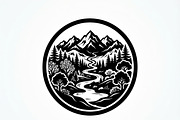 60 Eco Globe Landscape Silhouette, a Technology Illustration by Amazin_art (Thumbnail 29 of 49)