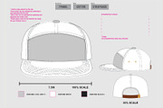 Hat Template - 7 Panel Hat, a Hat Mockup by Template Haven (Thumbnail 5 of 10)