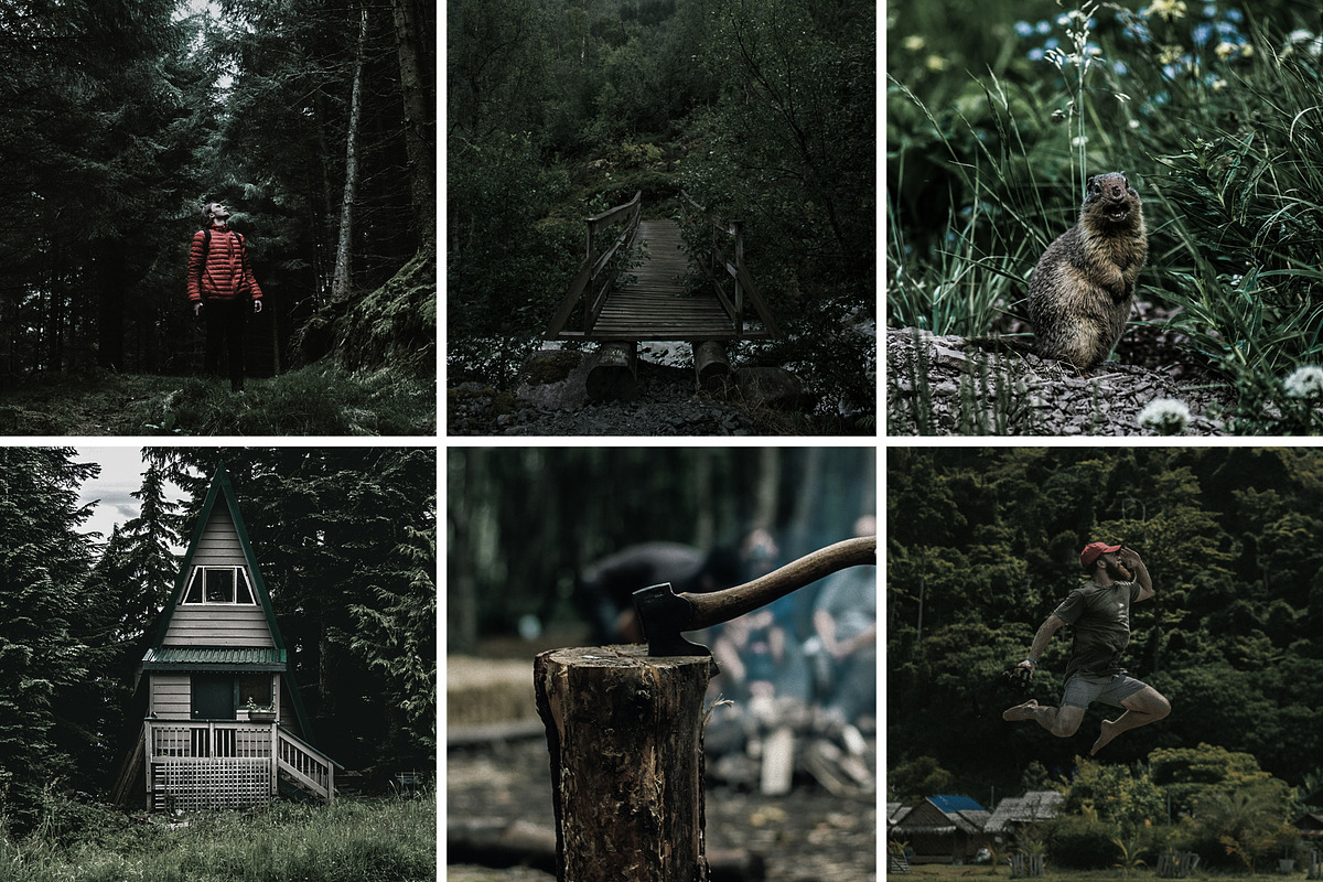 Dark & Moody Lightroom Presets preview 2