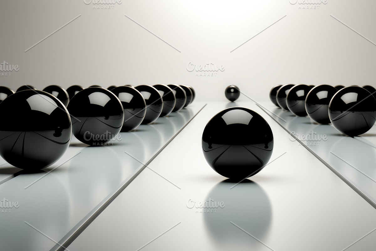 41 Black spheres illustrations, an Object Illustration by Handmadefont (Photo 21 of 41)