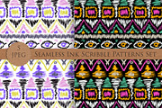 SCRIBBLE ink seamless folk patterns, a Pattern Graphic by Futurel (Thumbnail 4 of 5)