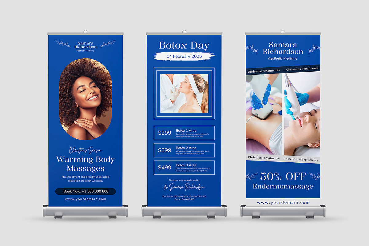 Aesthetic Beauty Salon RollUp Banner, a Flyer Template by artbart (Photo 2 of 5)