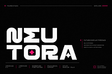 Neutora – Bold Futuristic Font