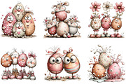 Watercolor Easter Kids Clipart, an Illustration by CraftArtStudio (Thumbnail 3 of 6)