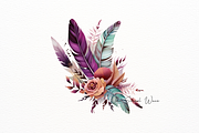 Vibrant Native American Flower, a Decorative Illustration by New-School-Wave (Thumbnail 3 of 5)