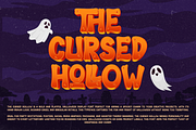 Cursed Hollow Playful Halloween Disp, a Sans Serif Font by Haps Space (Thumbnail 2 of 10)