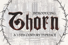 THORN, a Blackletter Typeface