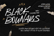 Black Bounars Natural Marker, a Handwritten Font by Damarletter (Thumbnail 1 of 9)
