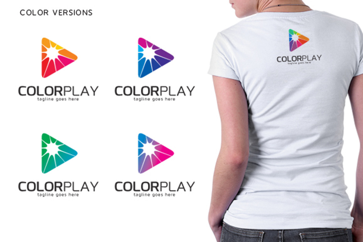 Color Play Logo Template, a Branding & Logo Template by gunaonedesign