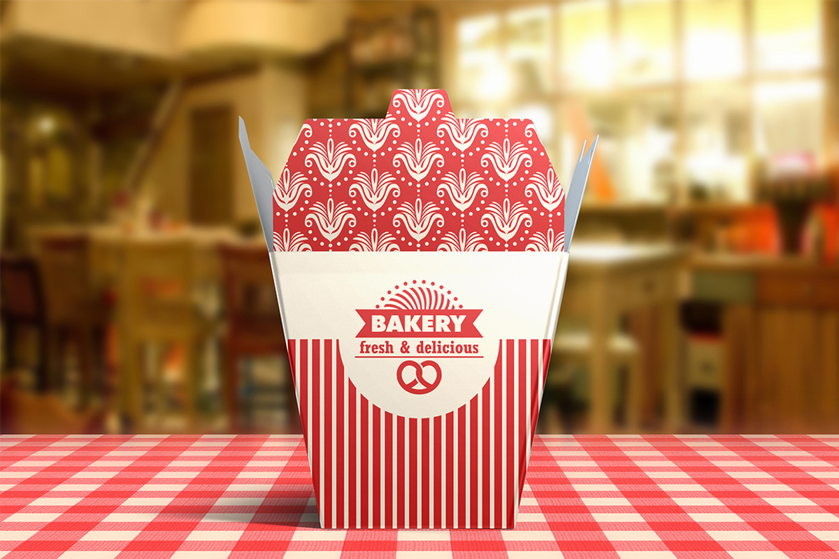 Food Box Vol.1 Mock-up Template, a Packaging Mockup by ItemBridge (Photo 3 of 5)