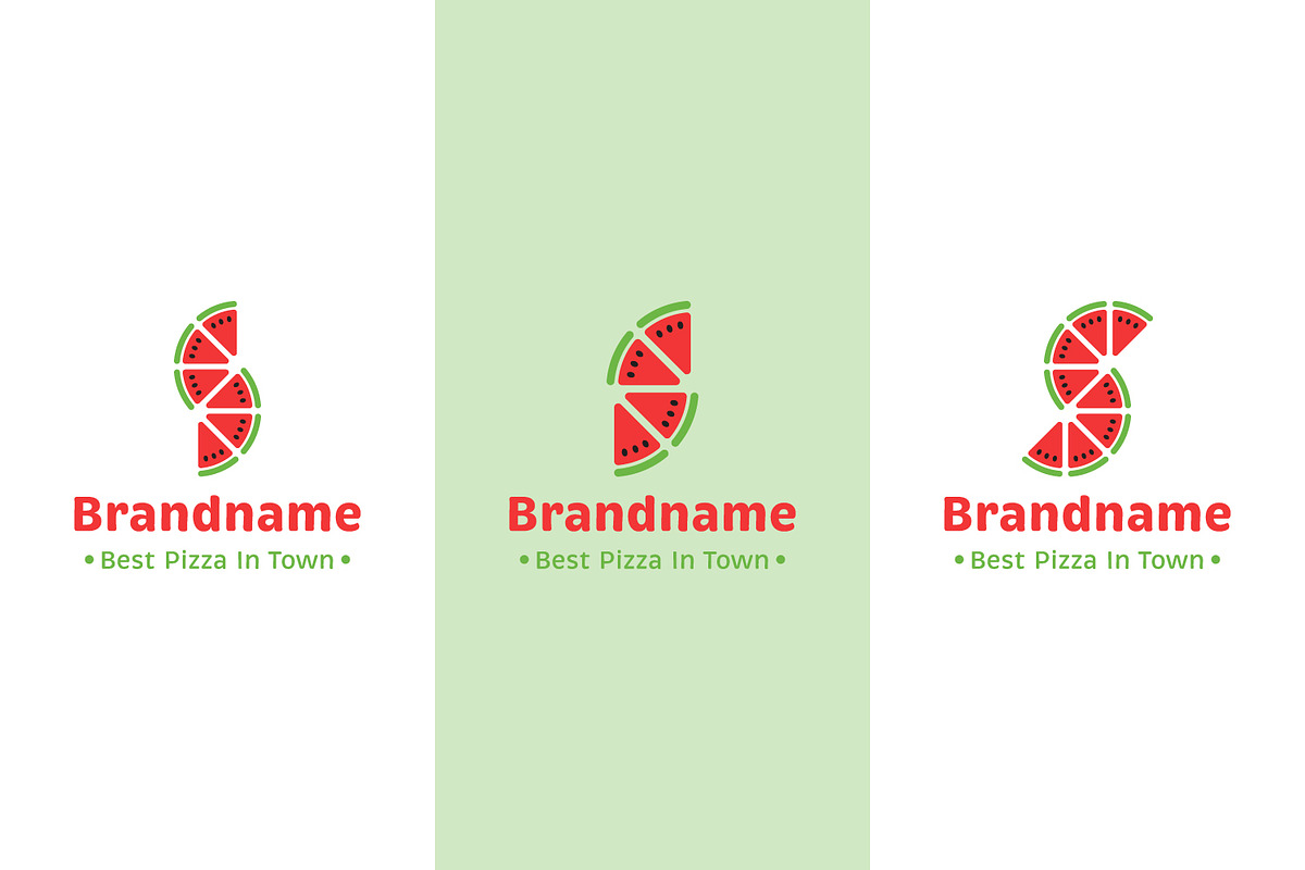 Letter S Watermelon Logo, a Branding & Logo Template by Pray Art Design Studio