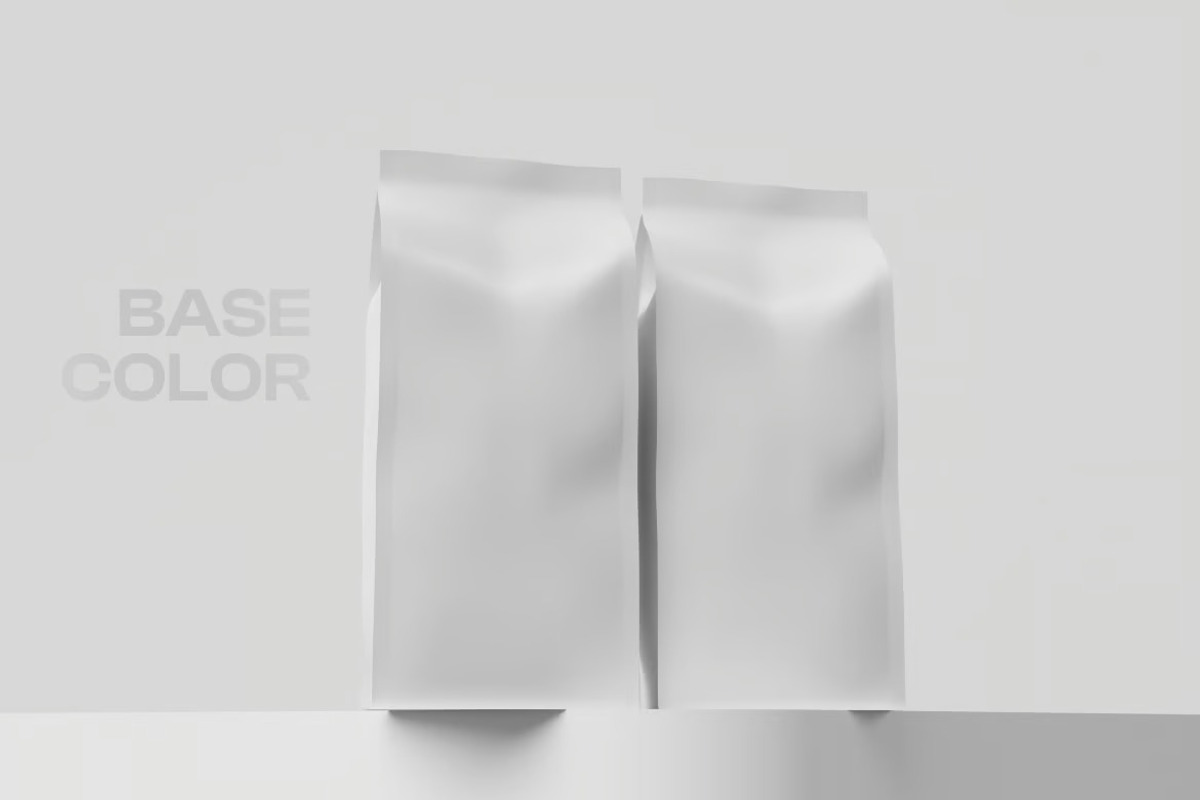 Coffee Bag Mockup, a Packaging Mockup by Hubzway (Photo 3 of 4)