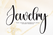 Jewelry | Script Font, a Handwritten Font by Scratchones (Thumbnail 1 of 8)