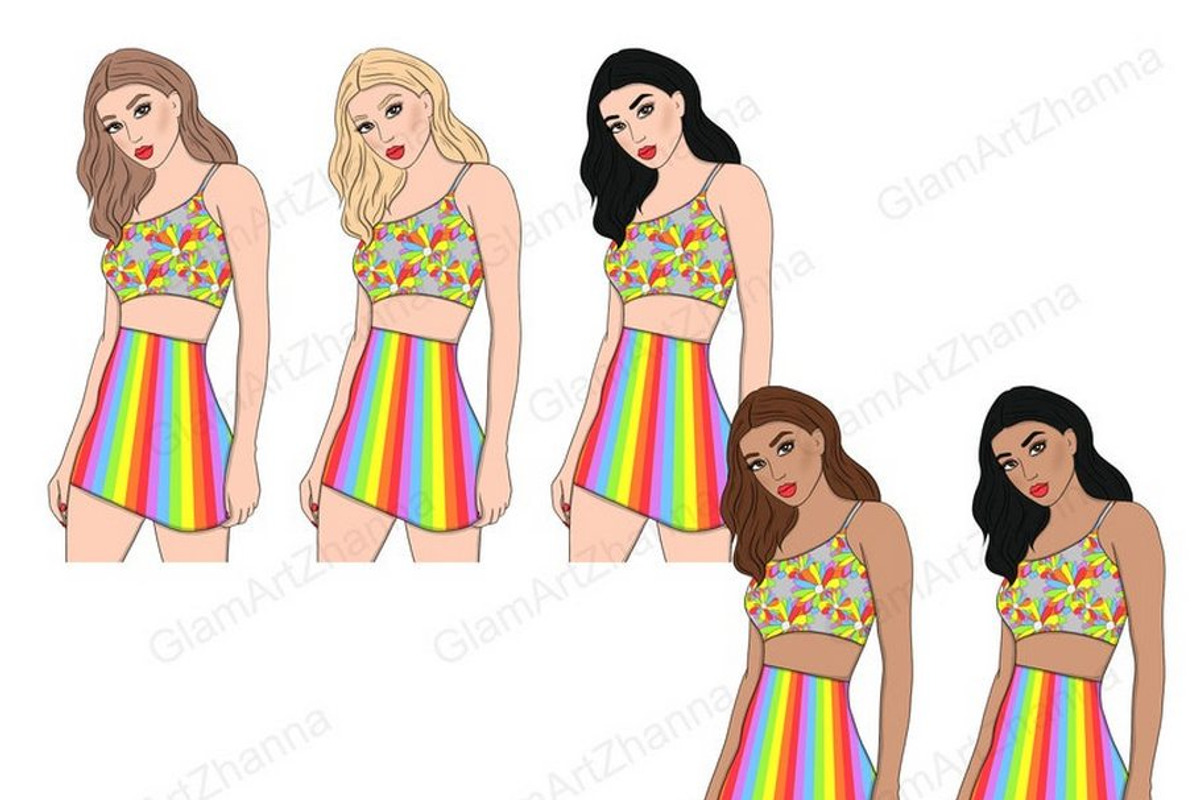 Pride Heroes Clipart, a Person Illustration by GlamArtZhanna (Photo 2 of 4)