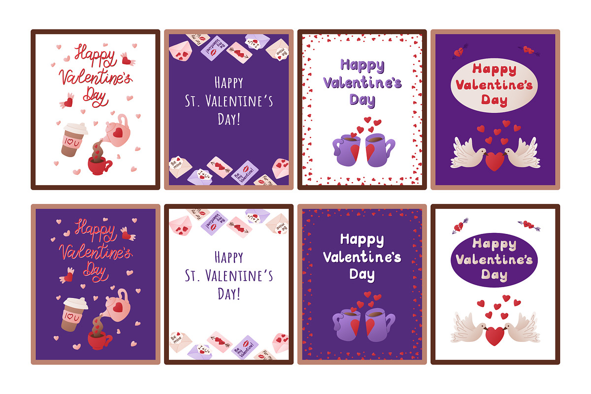 Cute Valentine Wall Art Prints, a Decorative Illustration by Decor Lines (Photo 2 of 5)